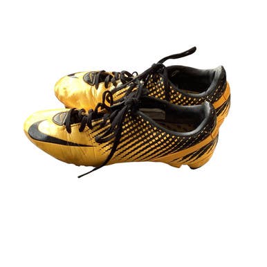 Used Nike VAPOR LITE Adult FB Cleats Gold Senior 9.5 11479-S000399652