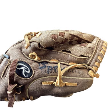 Used Rawlings FAST PITCH BB/SB Glove RH Throw Brown 12" 11479-S000399647