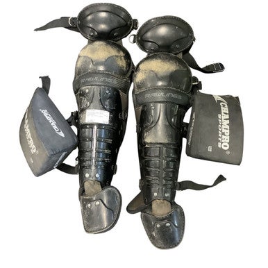 Used Rawlings SHIN GUARD Catchers Leg Guards Black Adult 11479-S000399645