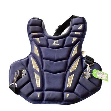 Used Champro CHEST Catchers Chest Protector Navy Blue Intermed 11479-S000399628