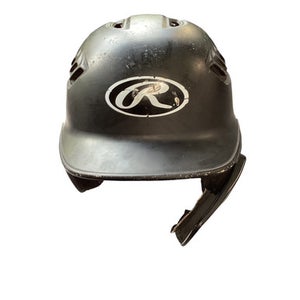 Used Rawlings BATTING HELMET WITH JAWGAURD Batting Helmet No Mask Black SM 11479-S000399616