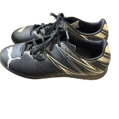 Used Puma ATTACANTO TURF TRAINER Soccer Indoor Shoes Black Junior 06 11479-S000399589