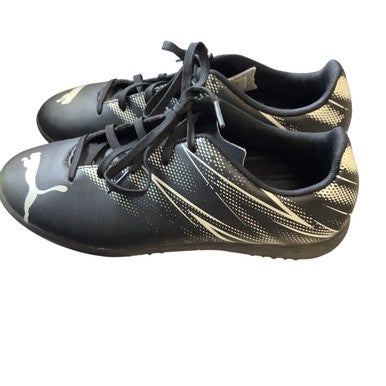 Used Puma ATTACANTO TURF TRAINER Soccer Indoor Shoes Black Junior 06 11479-S000399589