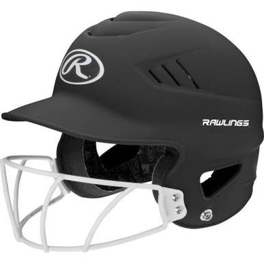 New Rawlings COOLFLO Batting Helmet w/Mask 11479-COOLFLO