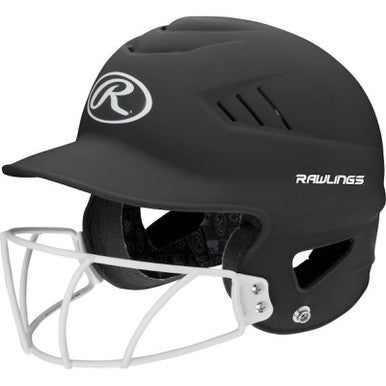 New Rawlings COOLFLO Batting Helmet w/Mask 11479-COOLFLO