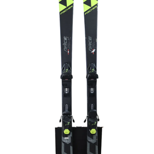 Used 2022 Fischer RC4 Race JR Skis (140cm) w/ FJ 7 AC Bindings - Good