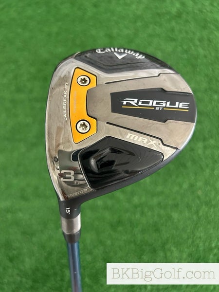 LH Callaway Rogue ST Max 15 Degree 3 Wood / Stiff