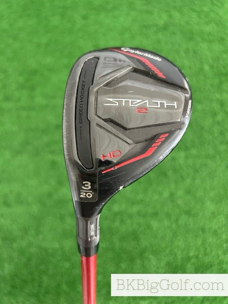 LH Taylormade Stealth 2 HD 20 Degree 3 Hybrid / Stiff