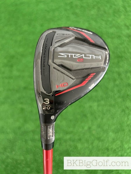 LH Taylormade Stealth 2 HD 20 Degree 3 Hybrid / Stiff