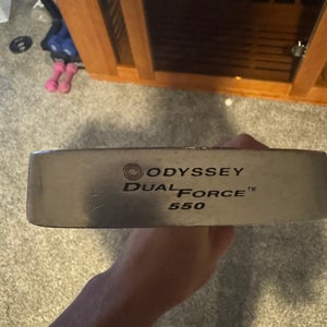 Silver Men's 2019 Odyssey Blade Dual Force 550 Right Handed Putter Uniflex 32" (Used)