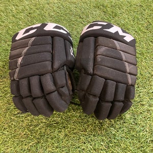 Black Junior CCM LTP Gloves 10" (Used)
