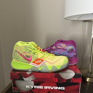 KYRIE 4 AS CONFETTI NIKE BASKETBALL SHOES SIZE M 10.5
