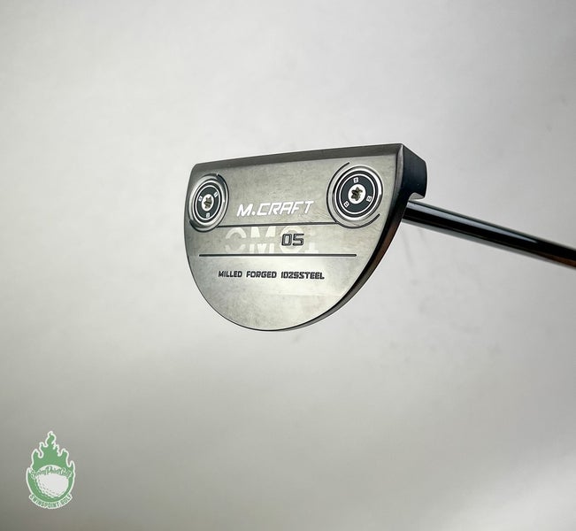 Used RH Mizuno M Craft OMOI 05 Black Ion Forged 35" Putter Steel Golf Club