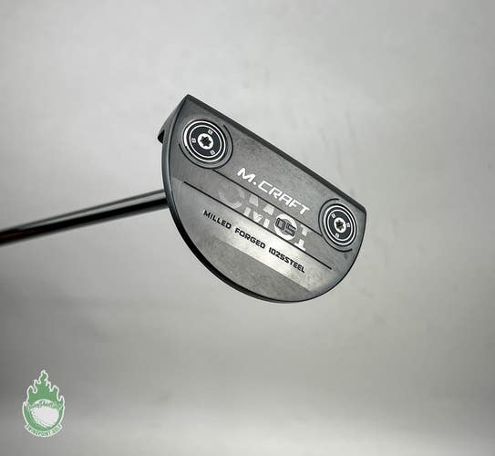 Left Handed Mizuno M Craft OMOI 05 Black Ion Forged 35" Putter Steel Golf Club