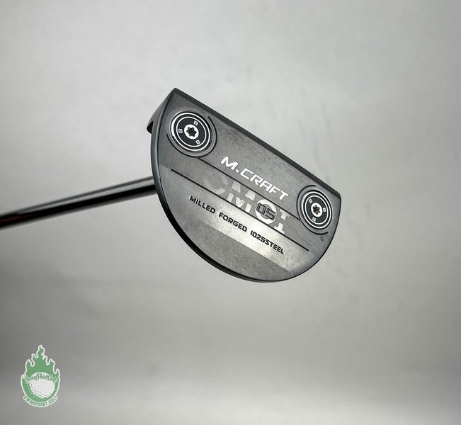 Left Handed Mizuno M Craft OMOI 05 Black Ion Forged 35" Putter Steel Golf Club