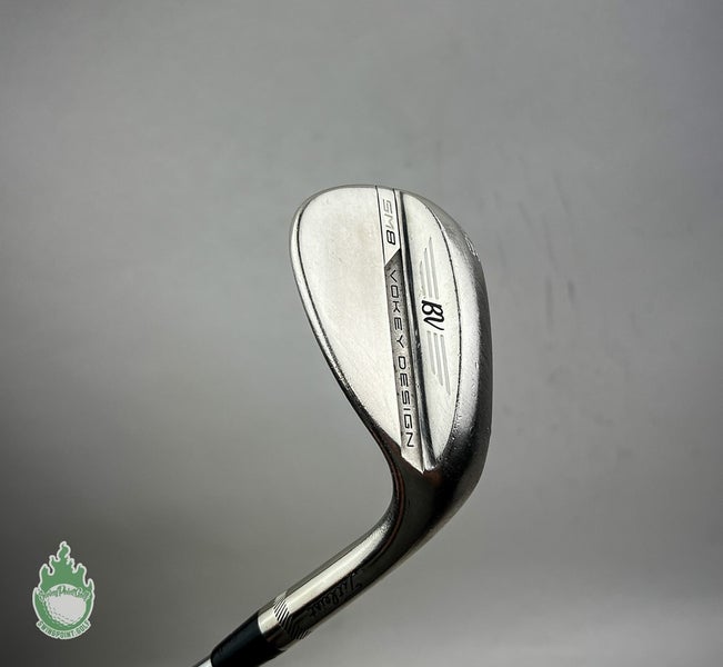 Used Right Handed Titleist Vokey SM8 S Wedge 60*-10 Wedge Flex Steel Golf Club