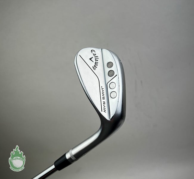 Right Handed Callaway Jaws Raw S Grind Chrome Wedge 56*-10 Wedge Steel Golf