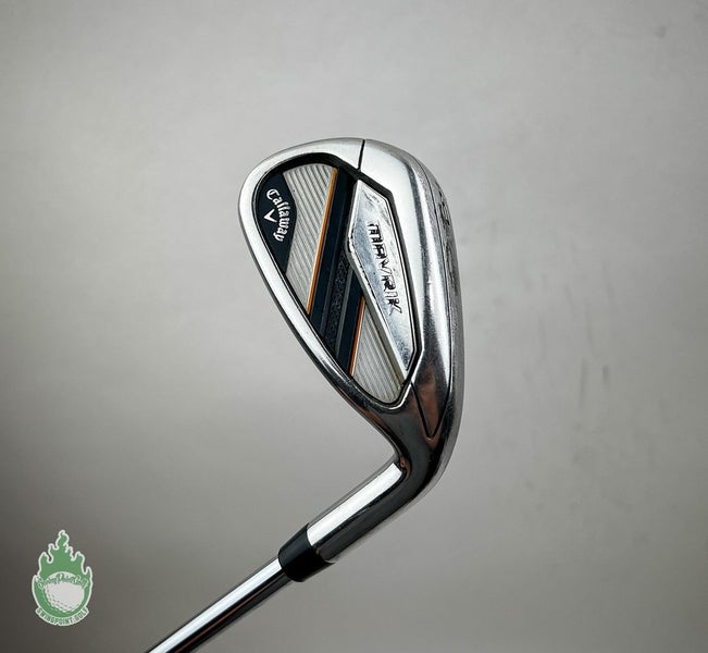 Right Handed Callaway Mavrik 9 Iron KBS Max 80g Stiff Flex Steel Golf Club