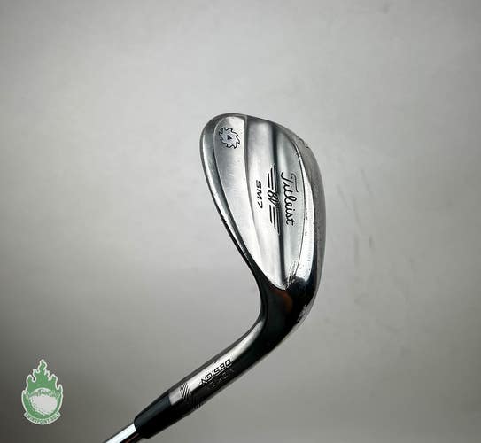 Used Titleist Vokey SM7 M Grind Chrome Wedge 62*-08 Wedge Flex Steel Golf Club