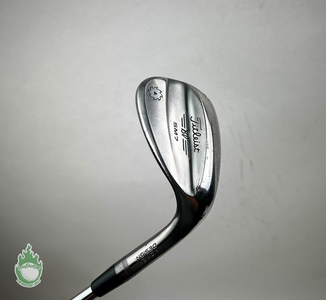 Used Titleist Vokey SM7 M Grind Chrome Wedge 62*-08 Wedge Flex Steel Golf Club