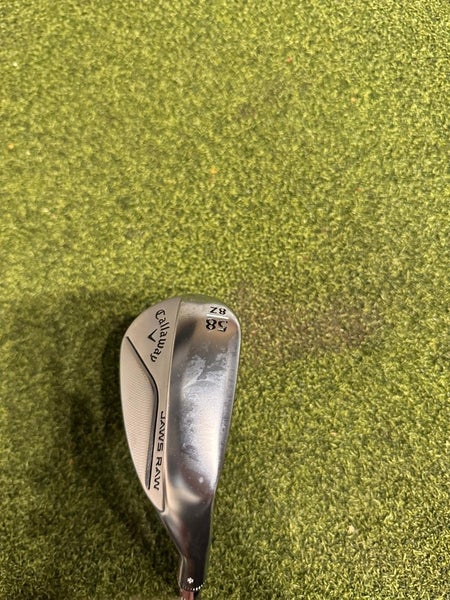 Callaway Jaws Raw 58.08* Wedge, Dynamic Gold Spinner 115 Wedge Flex, RH