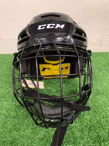 Black Medium CCM Tacks 210 Helmet (Used)
