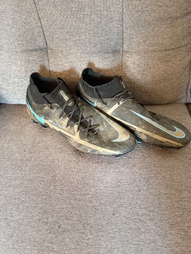 Black Men's Size M 11.0 (W 12.0) Nike Phantom GT2 Elite FG Cleats (Used)