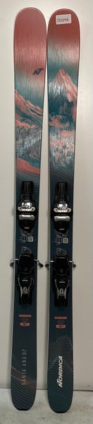 2026 Women's Nordica 167cm Santa Ana 97 Demo Skis With Marker Squire TCX Bindings  (Used)(SY2293)