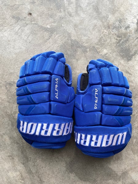 Warrior Alpha DX3 Gloves 11" blue (Used)