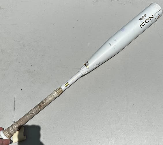 2024 Rawlings Icon Composite Bat USSSA Certified (-8) Composite 23 oz 31" (Used)