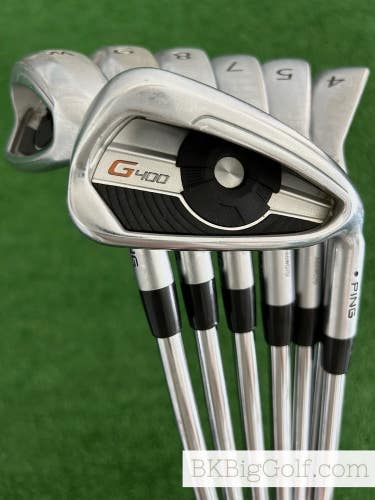 Ping G400 Iron Set 4-W / Ping AWT 2.0 Extra Stiff +1