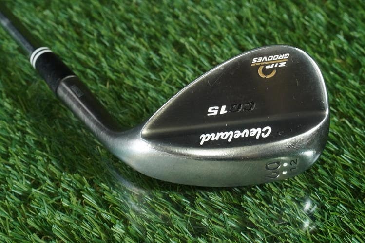 CLEVELAND CG15 ZIP GROOVES LOB WEDGE TRACTION STEEL SHAFT RH 60 12 ~ L@@K!!