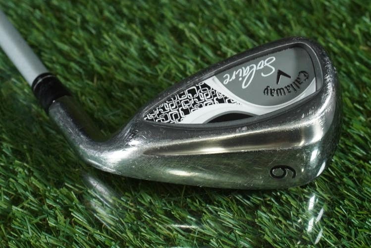 CALLAWAY GOLF SOLAIRE 9 IRON GRAPHITE WOMEN'S LADIES FLEX RH ~ L@@K!!