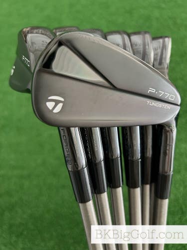 Taylormade P770 23 Phantom Black Iron Set 4-P / SteelFiber i95 Stiff Graphite