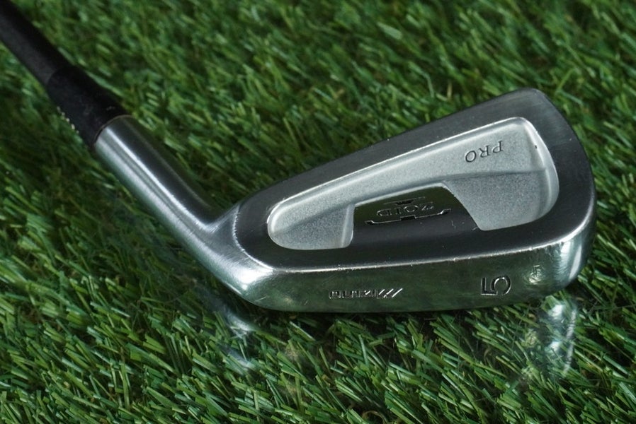 MIZUNO T-ZOID PRO 5 IRON TURBO GOLD FILAMENT WOUND GRAPHITE REGULAR FLEX RH