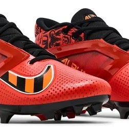 new men's 8 Nike Alpha Menace 4 Pro NRG Picante Red Black Football FQ3984 600