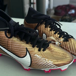 Gold Unisex Size M 6.0 (W 7.0) Nike Air Zoom T90 Supremacy Cleats Molded Cleats (Used)