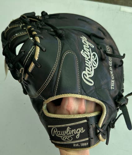 Black Rawlings Prodigy LH First Base Baseball Glove 13" (Used)