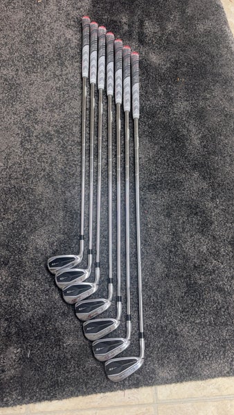 Men's 2024 TaylorMade Qi Left Hand Iron Set Stiff Flex  Steel Shaft (Used)