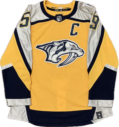 Nashville Predators Roman Josi Reverse Retro 1.0 Adidas NHL Hockey Jersey 42