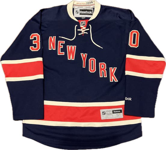New York Rangers Henrik Lundqvist Heritage Reebok NHL Hockey Jersey Size S