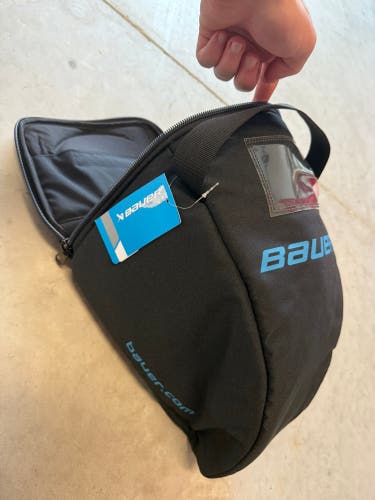 New Bauer Padded Goal Mask Bag Hockey 950 Goalie Helmet Equipment Carry Case Black