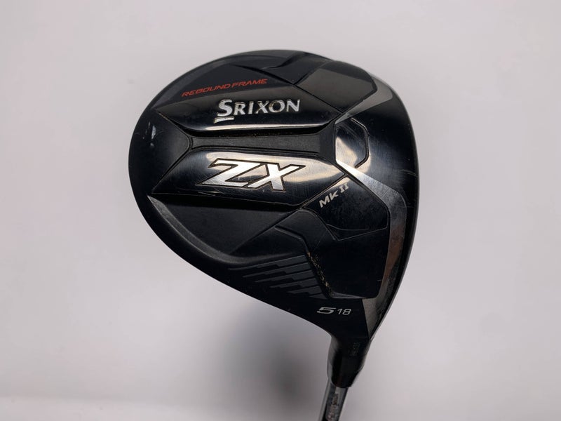 Srixon ZX MKII 5 Fairway Wood 18* HZRDUS RDX Smoke Red 5.0 50g Senior RH
