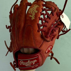 Red Rawlings Gold Glove Elite RH Infield Baseball Glove 11.5" (Used)