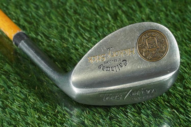 CALLAWAY STEEL CORE HICKORY STICK SAND WEDGE SECOND WEDGE WOOD RH 56
