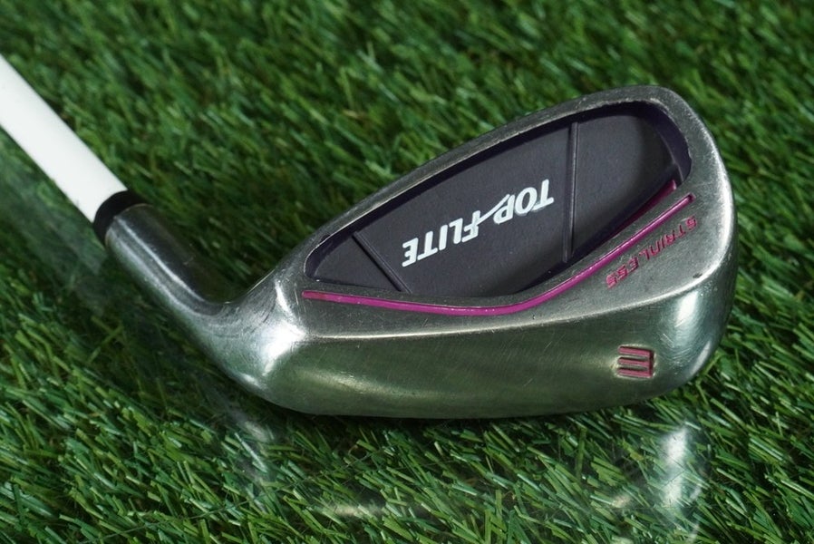 TOP FLITE STAINLESS PITCHING WEDGE "W" GRAPHITE WOMEN'S LADIES FLEX RH ~ L@@K!!