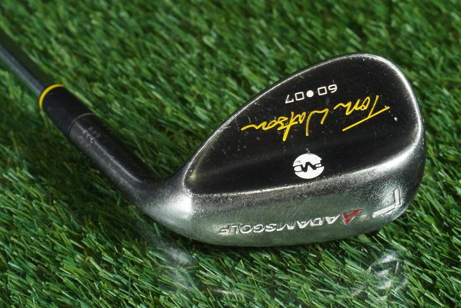 ADAMS GOLF TOM WATSON PVD LOB WEDGE "L" PERFORMANCE LITE WEDGE FLEX RH 60 7