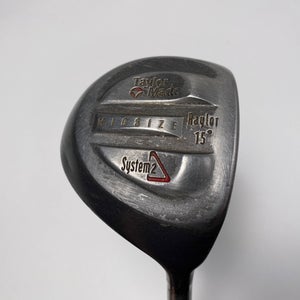 TaylorMade System 2 3 Fairway Wood 15* Paragon Regular Graphite Mens RH