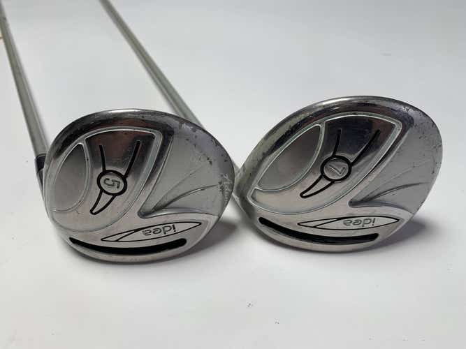 Adams Idea Womens 2014 5 & 7 Fairway Wood Set 18* 21* Idea Womens 45g Ladies RH