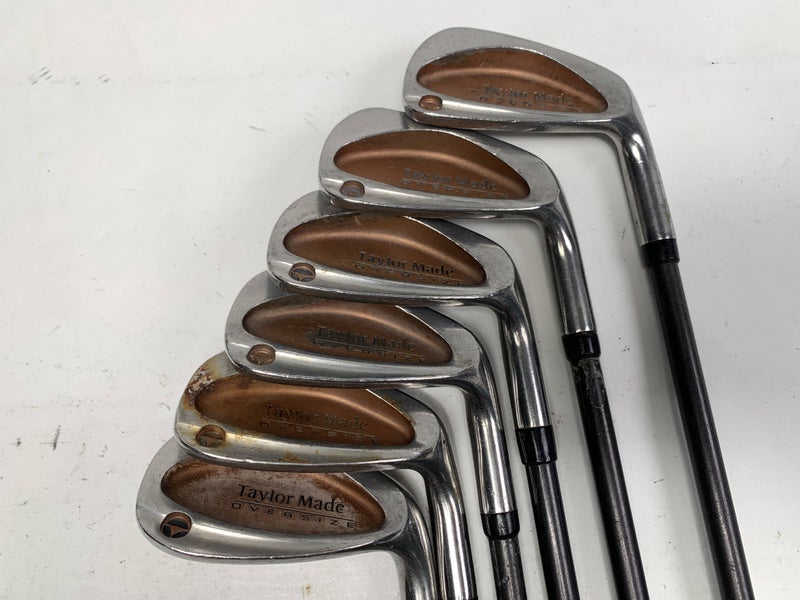 TaylorMade Burner Oversize Iron Set 7-PW+GW+SW Bubble S-90 Plus 90g Stiff RH